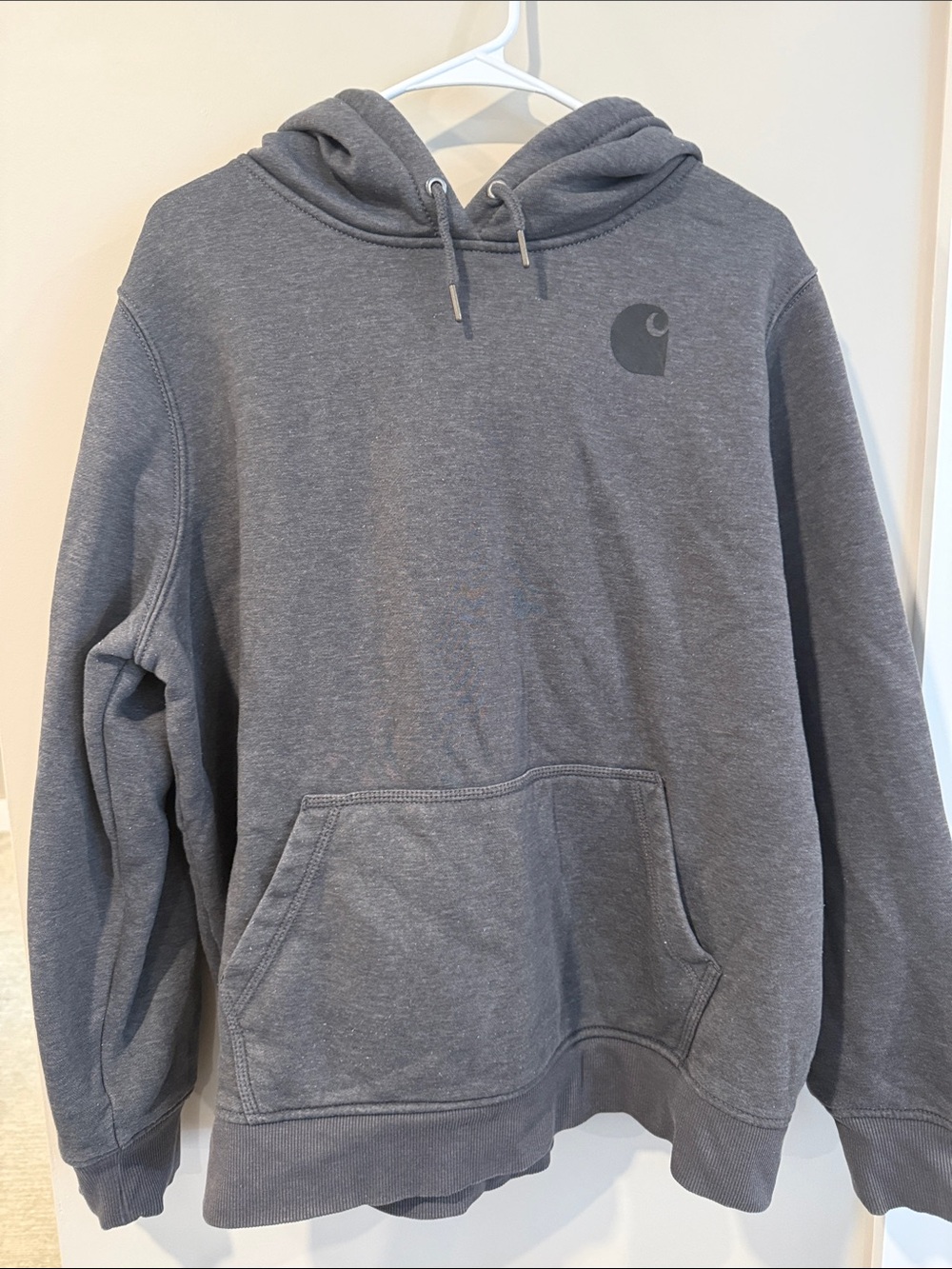 Carhartt Charcoal Gray Hooded Sweatshirt
